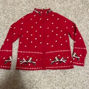 Not your Ugly Sweater, this one! Darling size S go-with-all seasonal sweater.